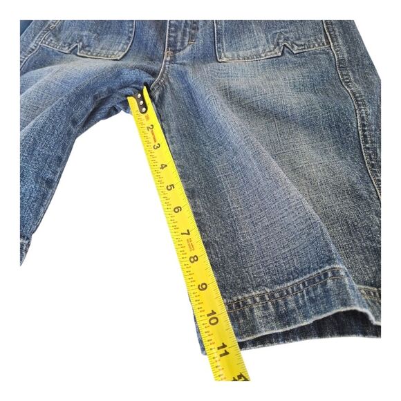 Riders Copper Shorts Denim Modest Length Blue Jean Shorts 5/6 100% Cotton - Picture 6 of 16